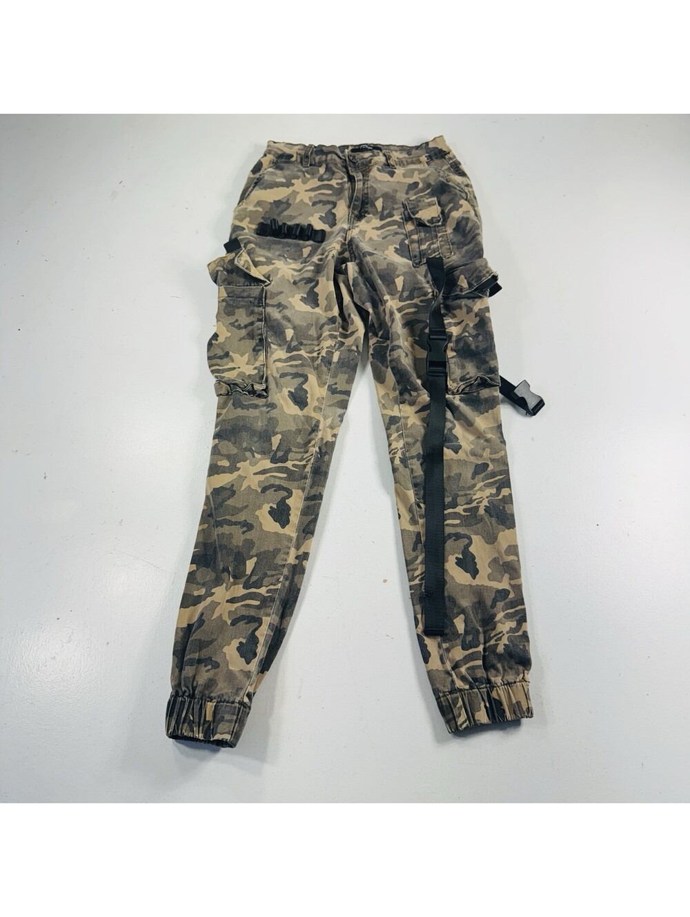 American Bazi Camo Cargo Jogger Pants Green Women’s Size Medium